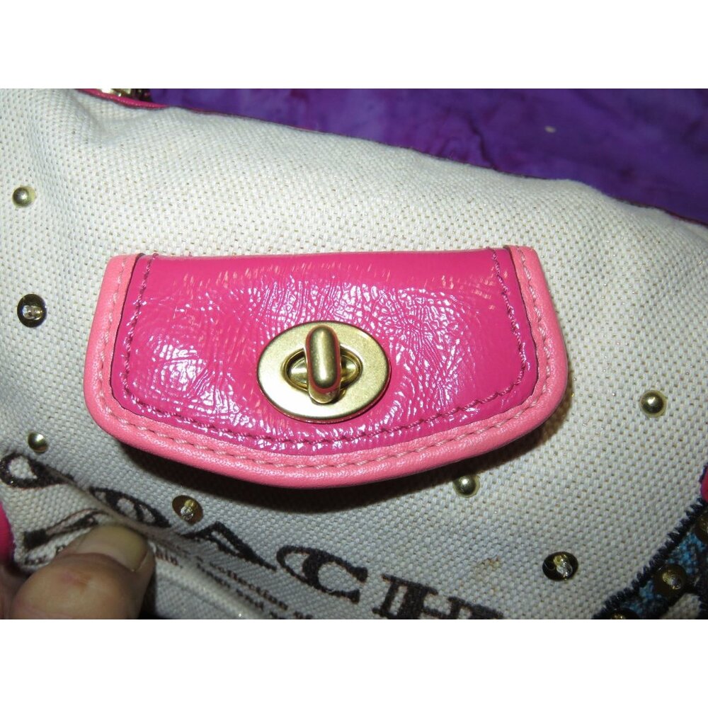 SOLD Coach 2008 Bonnie Cashin Carry Limited Edition Leather & Double Kisslock - Picture 7 of 12